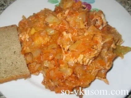 Солянка з грибами і куркою, рецепти з фото (капуста) Солянка з грибами і куркою, рецепти з фото