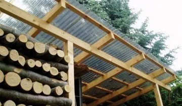 Споруджуємо навіс для дров своїми руками з доступних матеріалів (навіс) Споруджуємо навіс для дров своїми руками з доступних матеріалів