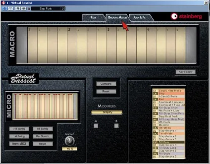 Steinberg virtual bassist