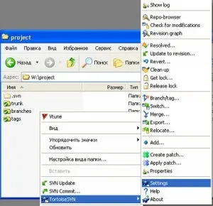 Subversion на windows