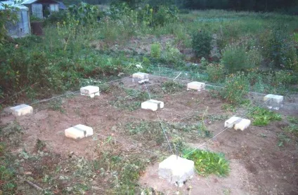 Будівництво альтанки з односхилим дахом (альтанки) Будівництво альтанки з односхилим дахом