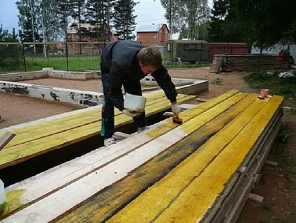Будівництво альтанки з односхилим дахом (односкатной) Будівництво альтанки з односхилим дахом