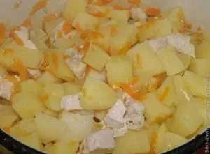 Суп-пюре з картоплі і курки (суп-крем) Суп-пюре з картоплі і курки