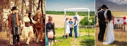 Весілля в стилі вестерн - ідеї оформлення, сценарій, фото і відео