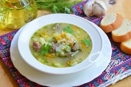 Суп з курячими потрошками - 2 рецепта приготування з фото (рецепта) Суп з курячими потрошками - 2 рецепта приготування з фото