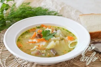 Суп з курячими потрошками - 2 рецепта приготування з фото (курячими) Суп з курячими потрошками - 2 рецепта приготування з фото