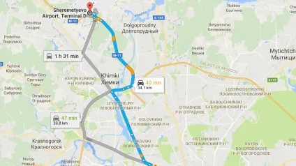 Схема терміналу д Шереметьєво проїзд до парковці терміналу d на машині (Шереметьєво) Схема терміналу д Шереметьєво проїзд до парковці терміналу d на машині