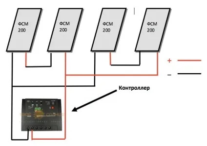 Схема підключення сонячної батареї інструкція фото