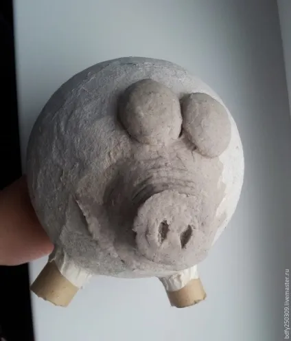 Свинка-скарбничка своїми руками - ярмарок майстрів - ручна робота, handmade (клей) Свинка-скарбничка своїми руками - ярмарок майстрів - ручна робота, handmade