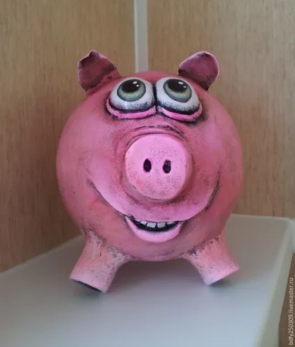 Свинка-скарбничка своїми руками - ярмарок майстрів - ручна робота, handmade (скарбничка) Свинка-скарбничка своїми руками - ярмарок майстрів - ручна робота, handmade
