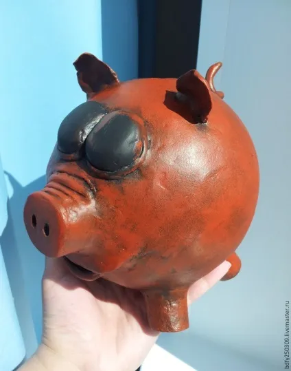 Свинка-скарбничка своїми руками - ярмарок майстрів - ручна робота, handmade (вироби ручної роботи) Свинка-скарбничка своїми руками - ярмарок майстрів - ручна робота, handmade