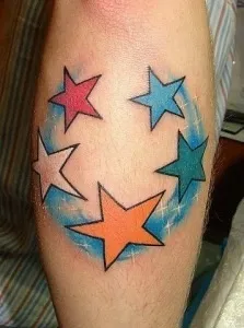 Тату зірки (фото, значення, ескізи), tattoofotos (жіночі татуювання) Тату зірки (фото, значення, ескізи), tattoofotos