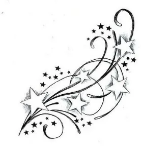 Тату зірки (фото, значення, ескізи), tattoofotos (ескізи) Тату зірки (фото, значення, ескізи), tattoofotos