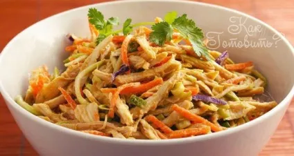 Тайський салат з куркою (тайська кухня) Тайський салат з куркою
