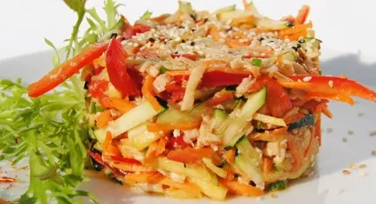 Тайський салат з куркою - рецепт з фото (салат) Тайський салат з куркою - рецепт з фото