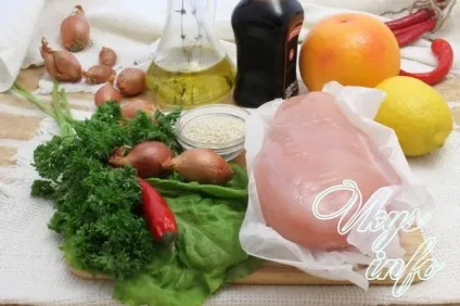 Тайський салат з куркою і грейпфрутом для схуднення (грейпфрутом) Тайський салат з куркою і грейпфрутом для схуднення