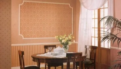 Тканинні шпалери (на основі тканини) - фото інтер'єру (інтер'єр) Тканинні шпалери (на основі тканини) - фото інтер'єру