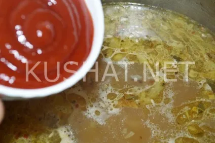 Томатний суп з куркою і пшоном (куркою) Томатний суп з куркою і пшоном