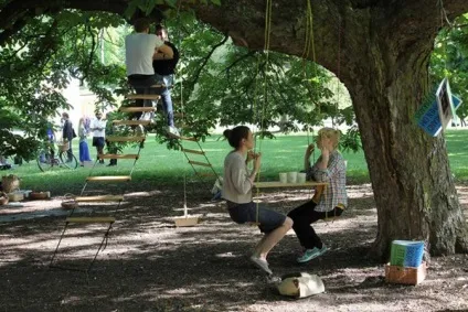 Tree cafe - кафе на природі від byggstudio