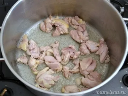 Тушкована капуста з куркою (рецепт другої страви тушкована капуста з куркою покрокові фотографії) Тушкована капуста з куркою