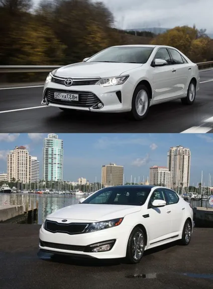 Toyota camry або kia optima-що краще (комплектаціях пробігу близько) Toyota camry або kia optima-що краще