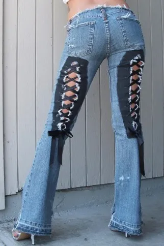 Прикраса джинс - домашній hand-made