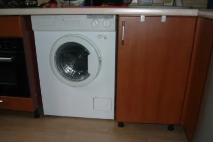 Встановлення пральної машини на маленькій кухні - за і проти (установка) Встановлення пральної машини на маленькій кухні - за і проти