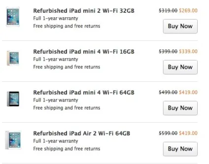Відновлені iphone і ipad, все про ipad