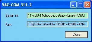 Злом, активація програми vag-com, ключ для vag-com (програму натискаємо кнопку) Злом, активація програми vag-com, ключ для vag-com