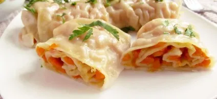 Ханум - рецепти з м'ясом, картоплею і гарбузом (м'ясом) Ханум - рецепти з м'ясом, картоплею і гарбузом