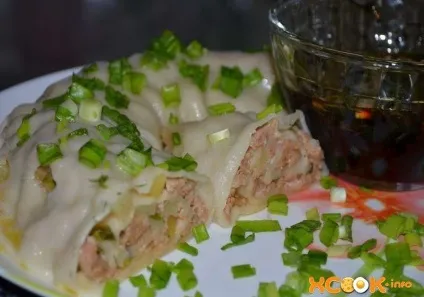 Ханум з м'ясом і картоплею (картоплею) Ханум з м'ясом і картоплею