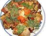 Холодна курка з соусом з волоських горіхів (соусом) Холодна курка з соусом з волоських горіхів