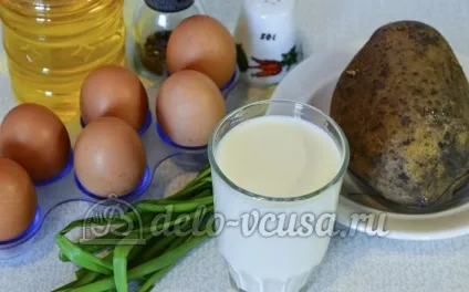Яєчня з картоплею рецепт з фото - покрокове приготування картопляної яєчні