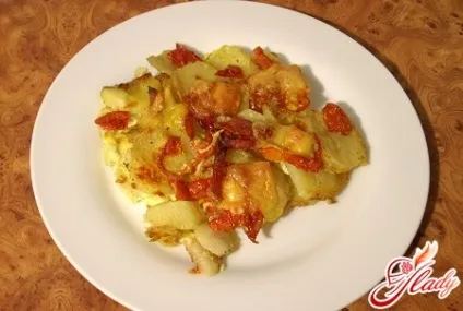 Запіканка картопляна з ковбасою рецепт приготування (ковбасою) Запіканка картопляна з ковбасою рецепт приготування