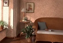 Рідкі шпалери в інтер'єрі фото в квартирі для стін, дизайн обробки, види і варіанти ремонту, звичайні (інтер'єрі) Рідкі шпалери в інтер'єрі фото в квартирі для стін, дизайн обробки, види і варіанти ремонту, звичайні