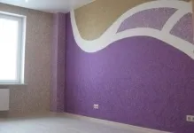 Рідкі шпалери в інтер'єрі фото в квартирі для стін, дизайн обробки, види і варіанти ремонту, звичайні (шпалери) Рідкі шпалери в інтер'єрі фото в квартирі для стін, дизайн обробки, види і варіанти ремонту, звичайні