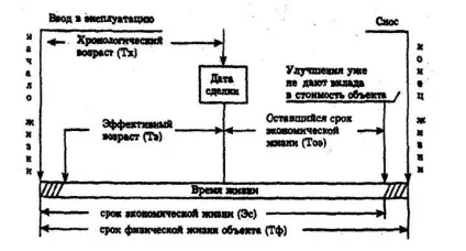 Життєвий цикл об'єктів нерухомості (вносять вклад вартість) Життєвий цикл об'єктів нерухомості