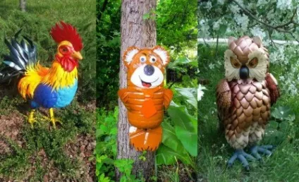Тварини з пластмасових пляшок