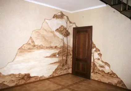 Рідкі шпалери в інтер'єрі фото в квартирі для стін, дизайн обробки, види і варіанти ремонту, звичайні (фото) Рідкі шпалери в інтер'єрі фото в квартирі для стін, дизайн обробки, види і варіанти ремонту, звичайні