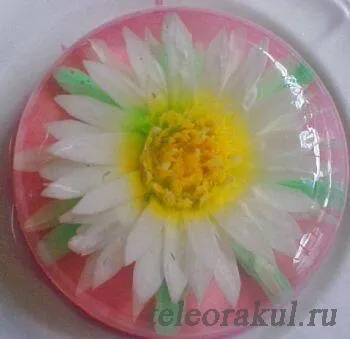 3D квіти в желе - рецепти з фото (желе) 3D квіти в желе - рецепти з фото
