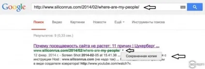 Як перевірити проіндексувалася чи розміщена посилання