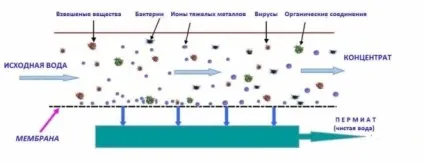 Як працює зворотний осмос схема і принцип дії (працює) Як працює зворотний осмос схема і принцип дії