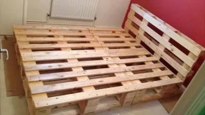Як просто зробити ліжко з піддонів своїми руками (піддонів) Як просто зробити ліжко з піддонів своїми руками