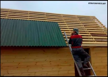 Як розрахувати кут нахилу односхилим даху - мінімум і максимум