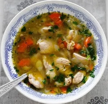 Сочевичний суп з куркою - покроковий рецепт з фото на