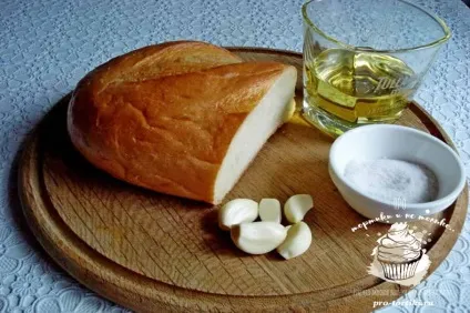 Часникові сухарики - докладний покроковий рецепт з фото (покроковий) Часникові сухарики - докладний покроковий рецепт з фото