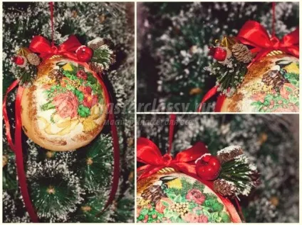 Ялинкову кульку з пап'є-маше своїми руками (своїми) Ялинкову кульку з пап'є-маше своїми руками