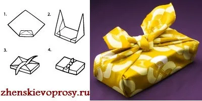 Фурошікі (фуросики) ідеї, схеми, інструкції, жіночі питання