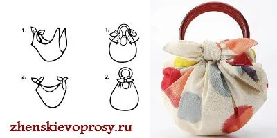 Фурошікі (фуросики) ідеї, схеми, інструкції, жіночі питання