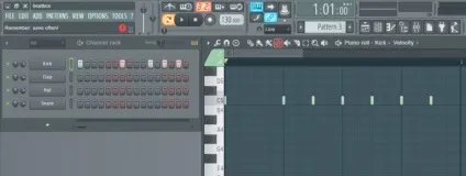 Fl studio 12 створення крок sequencer і piano roll працювати разом